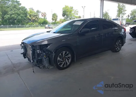 2016 Honda Civic Ex из США, поврежденный, VIN 2HGFC2F86GH504280